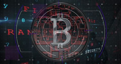 Financial Data Processing with Bitcoin Cryptocurrency - Download Free Stock Images Pikwizard.com