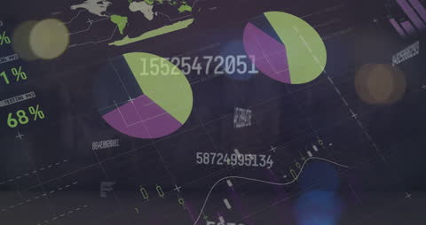 Futuristic Data Visualization with Interactive Charts