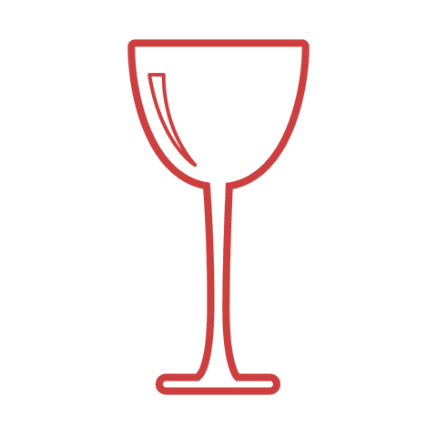 Red Glass Icon on Transparent Background for Celebrations - Download Free Stock Videos Pikwizard.com