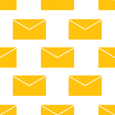 yellow envelopes seamless pattern on transparent background - Download Free Stock Videos Pikwizard.com