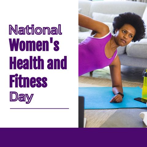 national women's health and fitness day promotional campaign - Download Free Stock Templates Pikwizard.com
