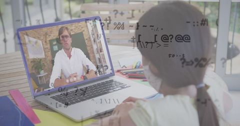 Online Education Child Video Calling Teacher Abstract Concept - Download Free Stock Images Pikwizard.com