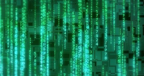 Abstract Digital Data and Binary Code Background - Download Free Stock Images Pikwizard.com