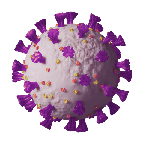 3d covid-19 virus illustration on transparent background - Download Free Stock Videos Pikwizard.com