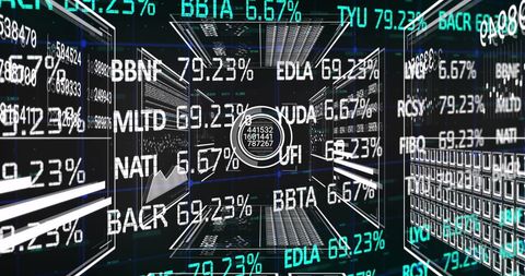 Complex Financial Data Design with Arrow Overlay - Download Free Stock Images Pikwizard.com