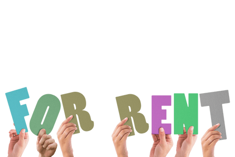 hands holding colorful transparent rent sign letters - Download Free Stock Videos Pikwizard.com