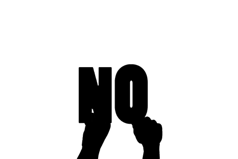 Silhouette hands in communicative gesture on transparent background