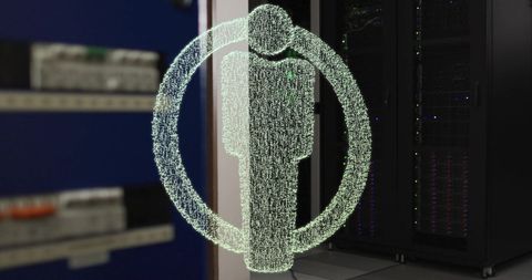 Digital Human Icon Overlay in Modern Data Center