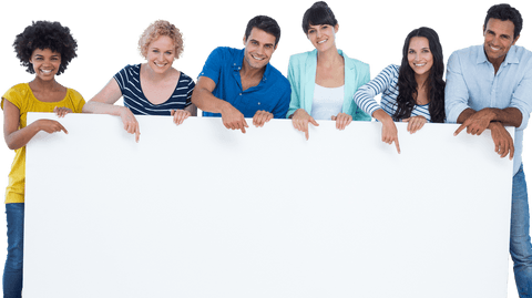 Diverse Team Holding Transparent Sign Displaying Unity - Download Free Stock Videos Pikwizard.com