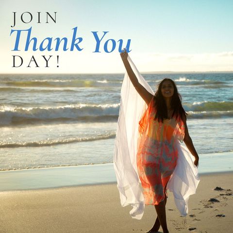 joyful young woman celebrating gratitude at sea - Download Free Stock Templates Pikwizard.com