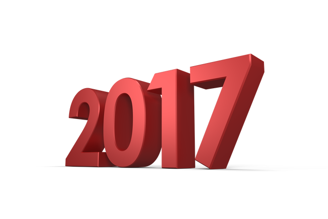 Bold Red 2017 Numbers on Transparent Background - Download Free Stock Videos Pikwizard.com