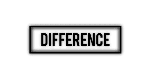 difference text illustration on transparent background - Download Free Stock Videos Pikwizard.com