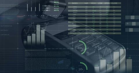 Digital Financial Analysis and Global Data Visualization - Download Free Stock Images Pikwizard.com