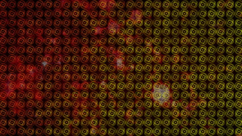 Abstract Molecular Patterns on Black Background