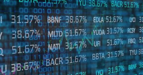 Stock Market Data Visualization with Digital Overlay - Download Free Stock Images Pikwizard.com