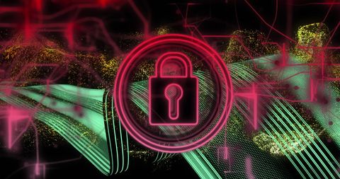 Digital Security Concept with Abstract Technology Background - Download Free Stock Images Pikwizard.com