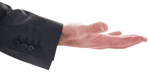Transparent Hand Gesturing for Business Presentation - Download Free Stock Videos Pikwizard.com