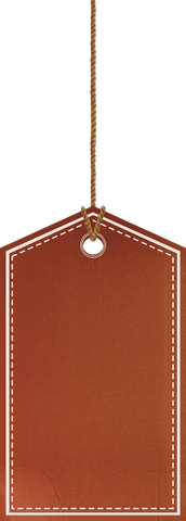 Editable Brown Label with Rope on Transparent Background - Download Free Stock Videos Pikwizard.com