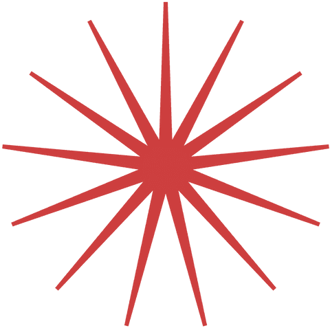 Red Starburst Icon on Transparent Background for Christmas - Download Free Stock Videos Pikwizard.com