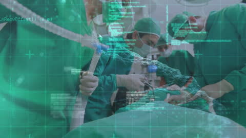 Data Overlay on Surgeons During a Medical Operation
