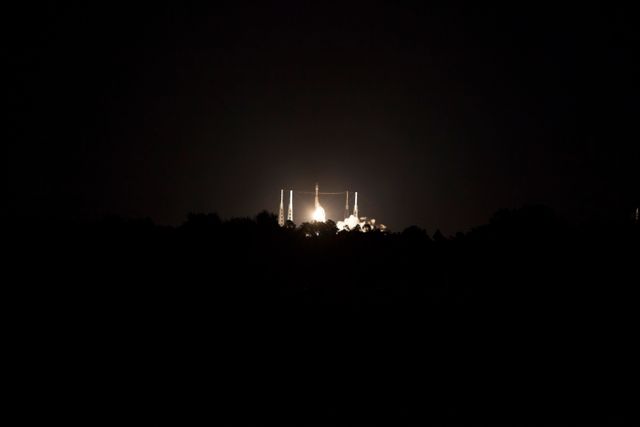 CAPE CANAVERAL, Fla. -- The engines ignite under the United Launch Alliance Atlas V rocket, lifting NASA's Tracking and Data Relay Satellite, or TDRS-L, off Space Launch Complex 41 on Cape Canaveral Air Force Station in Florida. Launch was at 9:33 p.m. EST Jan. 23 during a 40-minute launch window. The TDRS-L spacecraft is the second of three new satellites designed to ensure vital operational continuity for NASA by expanding the lifespan of the Tracking and Data Relay Satellite System TDRSS fleet, which consists of eight satellites in geosynchronous orbit. The spacecraft provide tracking, telemetry, command and high-bandwidth data return services for numerous science and human exploration missions orbiting Earth. These include NASA's Hubble Space Telescope and the International Space Station. TDRS-L has a high-performance solar panel designed for more spacecraft power to meet the growing S-band communications requirements. TDRSS is one of three NASA Space Communication and Navigation SCaN networks providing space communications to NASA’s missions. For more information more about TDRS-L, visit http://www.nasa.gov/tdrs. To learn more about SCaN, visit www.nasa.gov/scan. Photo credit: NASA/Frankie Martin