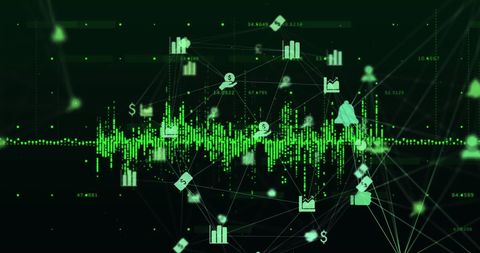 Digital Financial Network and Data Charts - Download Free Stock Images Pikwizard.com