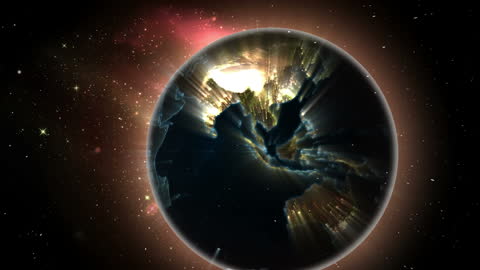 Illuminated Global Network with Dynamic Energy Patterns