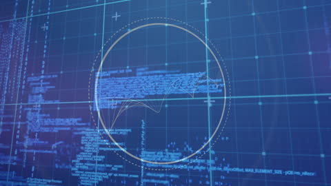 Futuristic DNA Structure and Data Processing Background