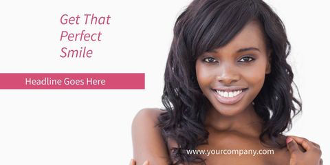 Confident Woman with Radiant Smile for Health Care Marketing - Download Free Stock Templates Pikwizard.com