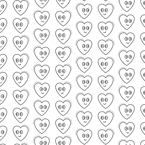 repeating black heart pattern on transparent background - Download Free Stock Videos Pikwizard.com