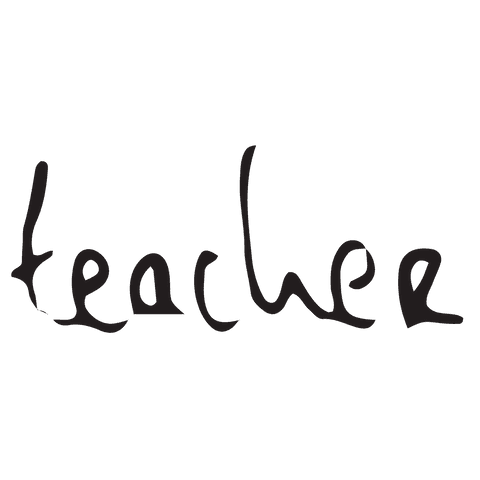 handwritten teacher text on transparent background - Download Free Stock Videos Pikwizard.com