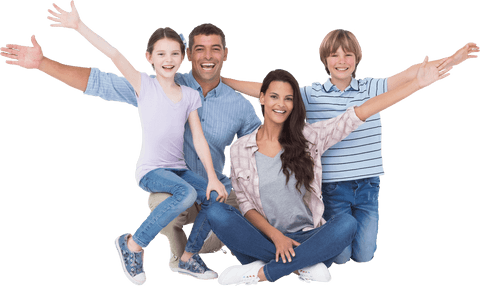 transparent cheerful family celebrating together - Download Free Stock Videos Pikwizard.com