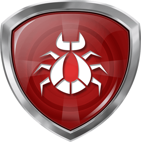 transparent red badge with bug emblem for tech security - Download Free Stock Videos Pikwizard.com