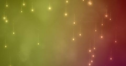 Glowing Stars with Light Trails on Gradient Background