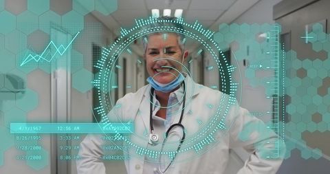 Advanced Medical Technology with Doctor in Hospital Corridor - Download Free Stock Images Pikwizard.com