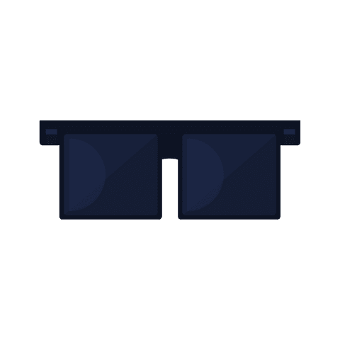 Blue Glasses Digital Illustration on Transparent Background - Download Free Stock Videos Pikwizard.com