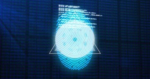 Fingerprint Biometric Security in Data Processing - Download Free Stock Images Pikwizard.com
