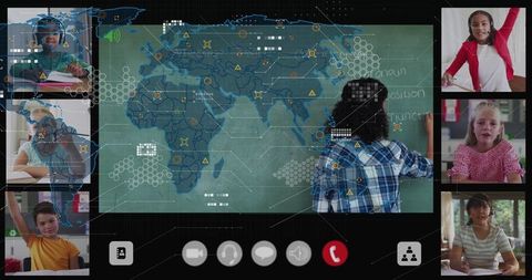 E-learning global education virtual classroom communication
