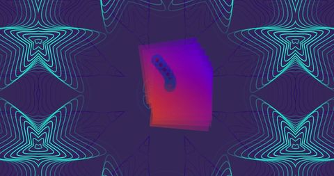 Geometric Abstract Art with Vibrant Gradient Squares - Download Free Stock Images Pikwizard.com
