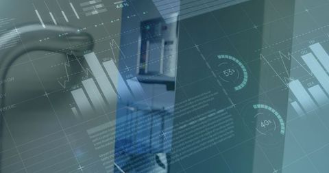 Advanced data visualization overlay on industrial panels