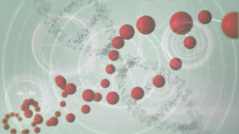 Digital DNA Helix with Abstract Data Overlays