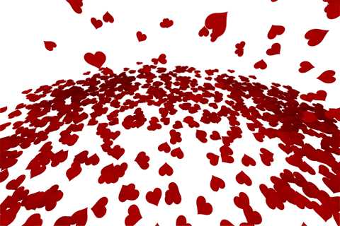 Floating Red Hearts on Transparent Background for Love Design - Download Free Stock Videos Pikwizard.com