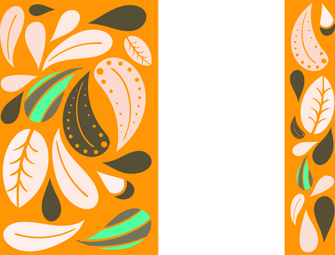 transparent abstract leaf design orange panels illustration - Download Free Stock Videos Pikwizard.com