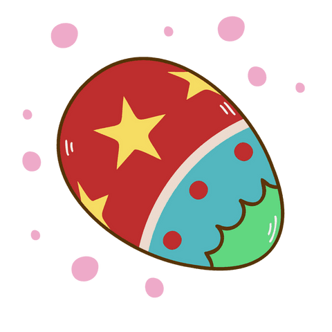 festive easter egg with colorful patterns on transparent background - Download Free Stock Videos Pikwizard.com