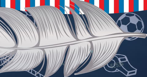 Creative Animation of School Icons with Feather Overlay