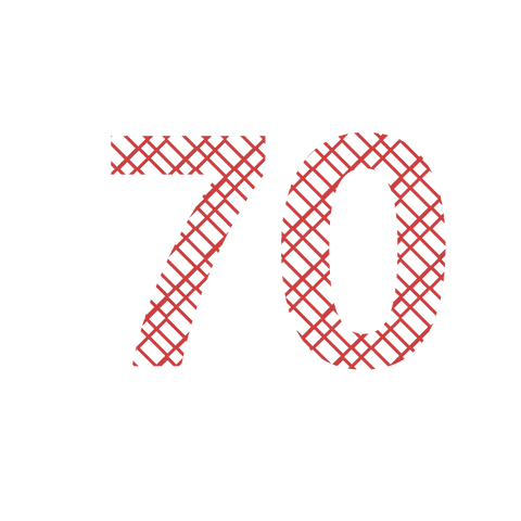 red patterned 70 number on transparent background for celebrations - Download Free Stock Videos Pikwizard.com