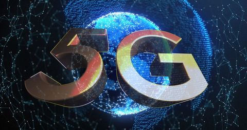5G Network Technology Surrounding Digital Globe