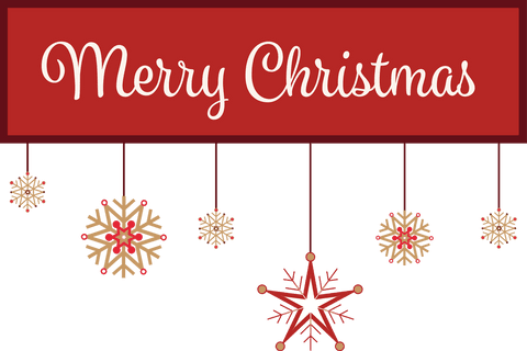 Merry Christmas Transparent Design with Hanging Snowflakes - Download Free Stock Videos Pikwizard.com