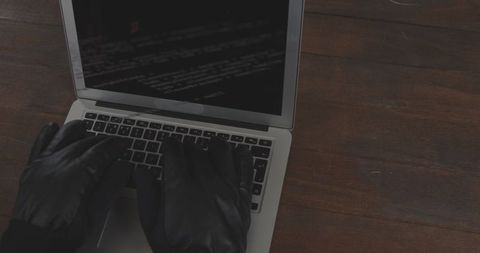 Cybersecurity and Data Protection Concept with Laptop and Gloves - Download Free Stock Images Pikwizard.com