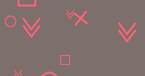 Digital Abstract Symbols on Beige Backdrop - Download Free Stock Images Pikwizard.com